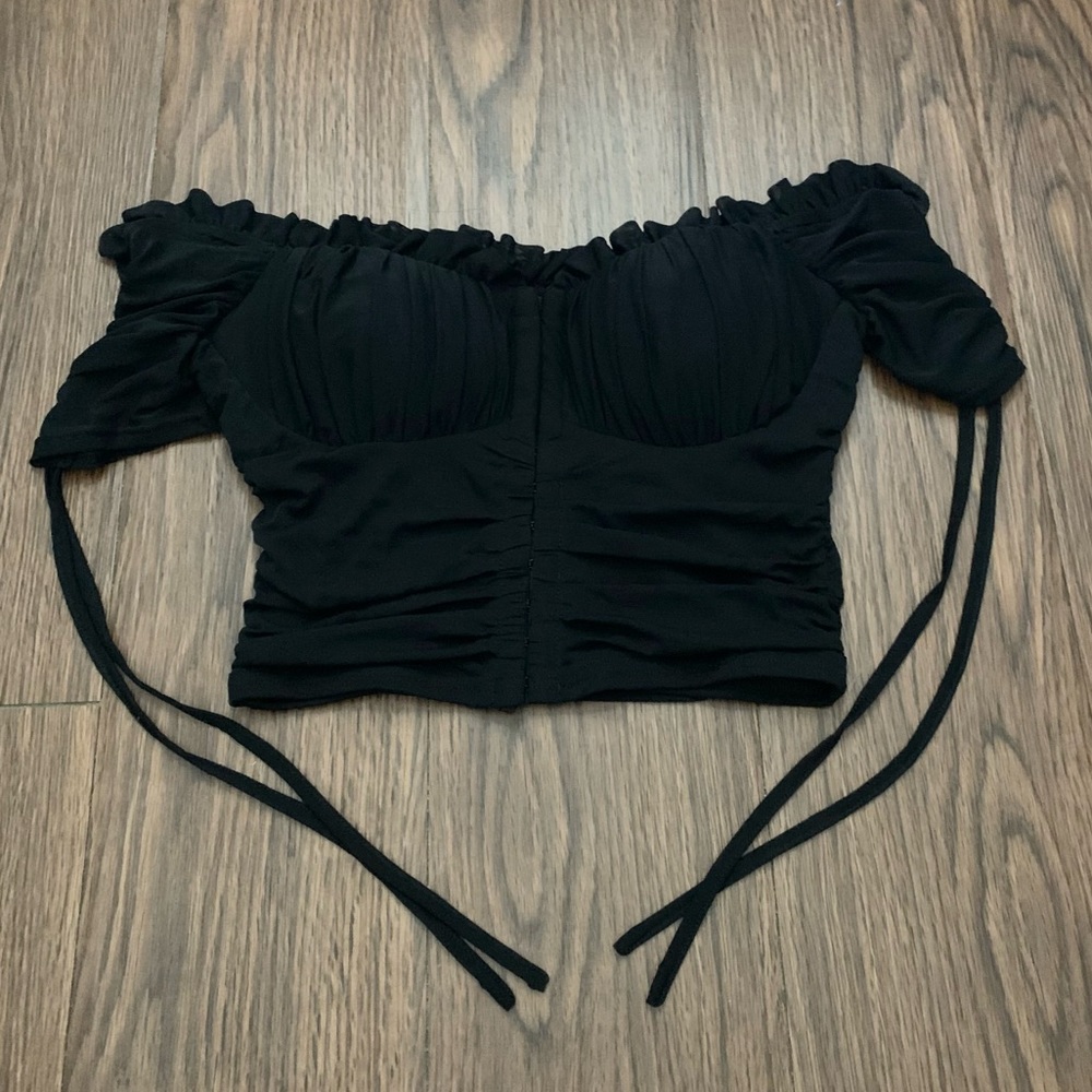 Windsor black off the shoulder corset